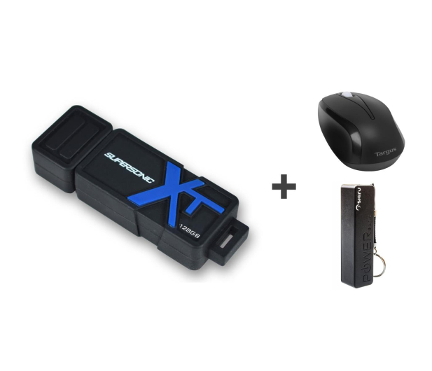 Patriot 128GB Supersonic 150MB/s + mysz + powerbank - 257486 - zdjęcie